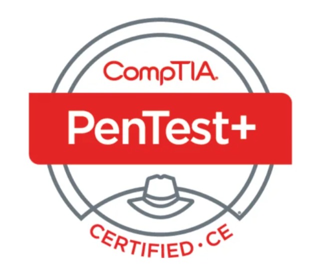 PenTest+ certification badge