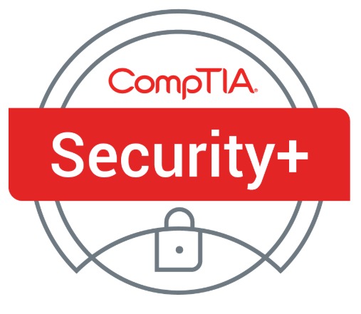 Security+ certification badge