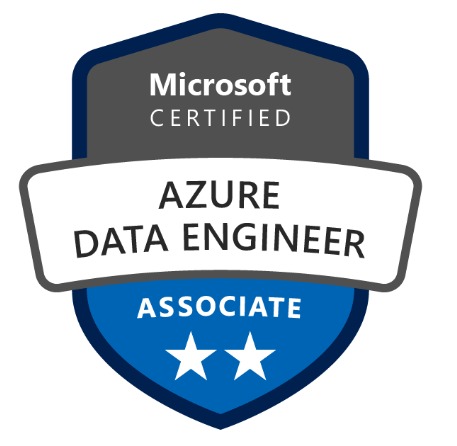 Azure Data Engineer certification badge